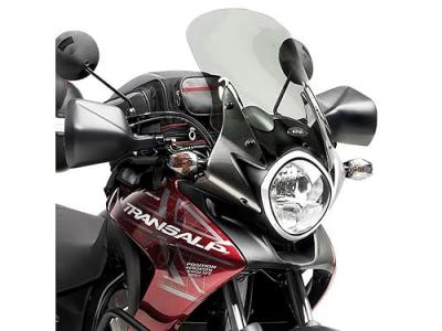 GIVI  Pare-brise, Bulle moto et scooter, D313S Sur&eacute;lev&eacute; fum&eacute;