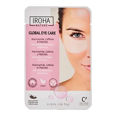 IROHA NATURE  Patchs pour les yeux aux peptides anti-&acirc;ge et &agrave; l'acide