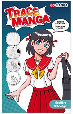 GRAPH IT Gabarit de dessin Go Manga - &Eacute;coli&egrave;re - Go Manga - couleur variant