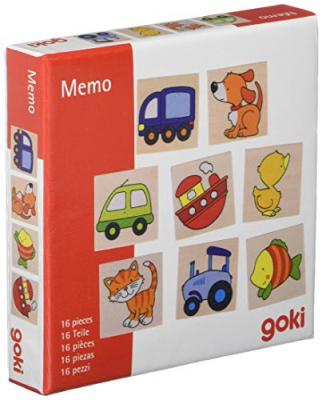GOKI  m&eacute;mo vehicules et animaux charles 16 pi&egrave;ces