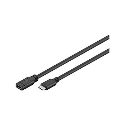 GOOBAY  45393 Rallonge USB-C USB 3.1 1re G&eacute;n&eacute;ration, Noir