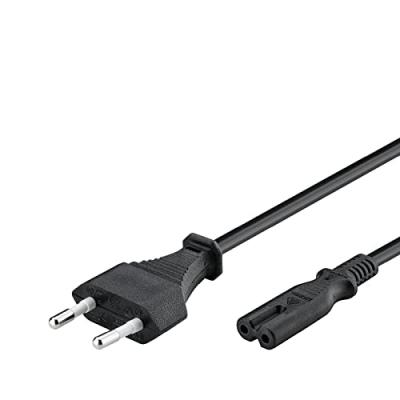 GOOBAY Cordon &Eacute;lectrique -  - 05 m - Prise Euro Type C - Connecteur Double Nut Jack - Prise C7