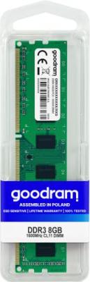 GOODRAM  GR1600D364L11/8G module de m&eacute;moire 8 Go 1 x 8 Go DDR3 1600 MHz