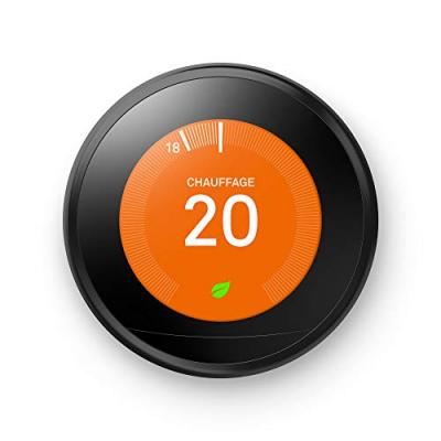 GOOGLE  - Thermostat - Nest Learning Thermostat 3rd Gen Black