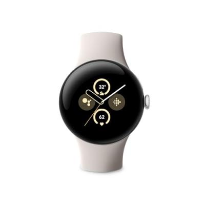 GOOGLE Montre connect&eacute;e  Pixel Watch 2 Argent Poli/Porcelaine BT