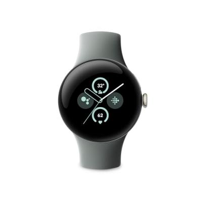 GOOGLE Montre connect&eacute;e  Pixel Watch 2 Champagne Dor&eacute;/Sauge BT