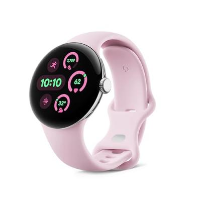GOOGLE Montre connect&eacute;e  Pixel Watch 3 Wifi 41 mm Rose Qwartz 