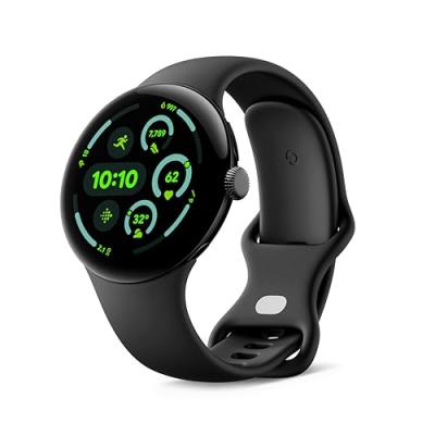 GOOGLE Montre connect&eacute;e  Pixel Watch 3 4G 45 mm Noir Obsidienne 
