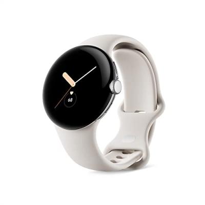 GOOGLE Montre connect&eacute;e  Pixel Watch Acier Arg/Bracelet Galet 4G