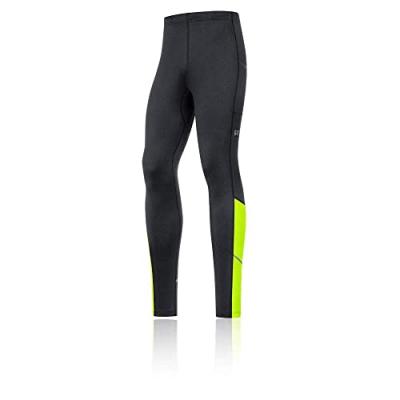 GORE Legging  Wear R3 Thermo noir jaune n&eacute;on - S