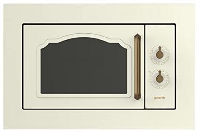 GORENJE Micro-Ondes Combin&eacute; BM235CLI 800W 23L Molette Jog Rotatif M&eacute;tal Ivoire