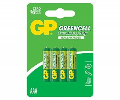 GP BATTERIES  Greencell Carbon Zinc AAA Zinc Carbone 1.5&nbsp;V