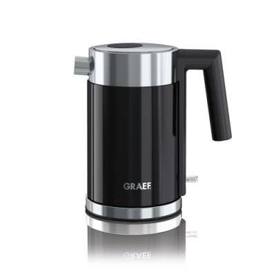 GRAEF  Wk402eu Bouilloire Sans Fil Acier Inoxydable, Noir