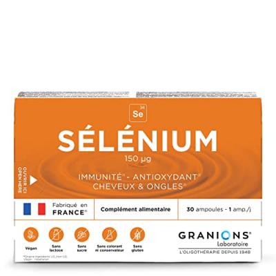 GRANIONS Compl&eacute;ment Alimentaire S&eacute;l&eacute;nium  - La Bo&icirc;te De 30 Ampoules