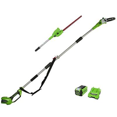  Greenworks Kit de taille-haie &agrave; perche 40 V
