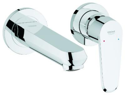 GROHE  19573002 eurodisc cosmopolitan fa&ccedil;ade mitigeur 2 trous lavabo argent