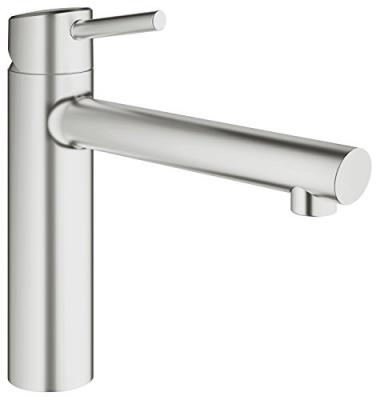 GROHE  Concetto Robinet de cuisine avec bec medium acier