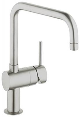 GROHE Mitigeur d'&eacute;vier supersteel bec en u minta 32488dc0 