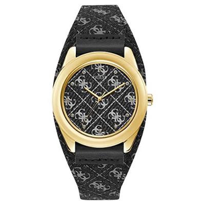 GUESS  Femme Analogique Quartz Montre avec Bracelet en Cuir W1278L2