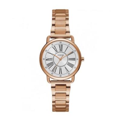 GUESS  Femmes Analogique Quartz Montre avec Bracelet en Acier Inoxydable W1148L3