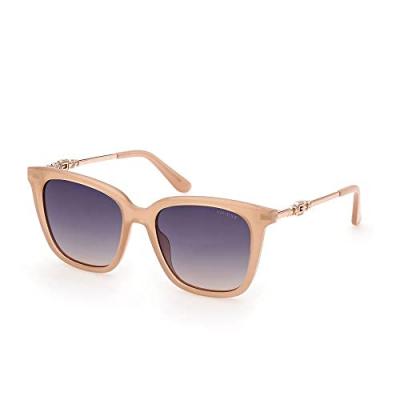 GUESS Lunettes de soleil mod&egrave;le carr&eacute; Beige 