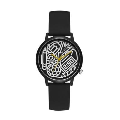 GUESS  Ladies Time To Give Watch Noir
