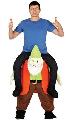 FIESTAS GUIRCA, S.L. D&eacute;guisement Adulte Carry me Gnome Taille 52-54