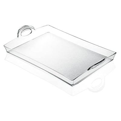 GUZZINI  21280000 Plateau Rectangulaire Transparent 8,7 X 54 X 33,5 Cm