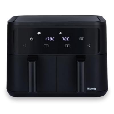 H.KOENIG  FRY900 - friteuse sans huile double bac 4,5L + 4,5L