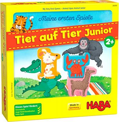 HABA  jeu de soci&eacute;t&eacute; My First Games - Animal on Animal junior (DE)