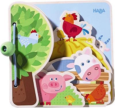 HABA - Livre pour B&eacute;b&eacute; Les Amis la Ferme, 300556