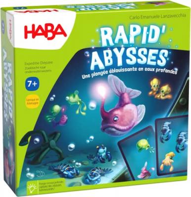 HABA  - Jeu de soci&eacute;t&eacute; Rapid'Abysses d&egrave;s 7 ans - Version fran&ccedil;aise - 