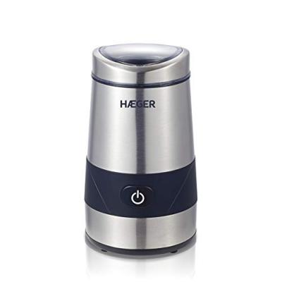 Haeger Aroma Cg-200.001a Stainless Electric Coffee Grinder Argent&eacute;
