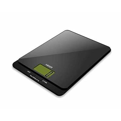 HAEGER Balance De Cuisine Num&eacute;rique  Dark Glass 5 Kg