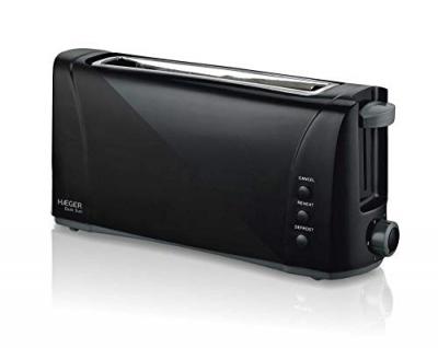 HAEGER Grille-pain DARK SUN - 1000W avec ouverture extra large