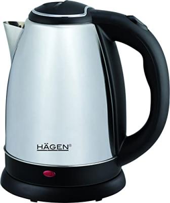HAGEN Bouilloire &eacute;lectrique 1.8L inox sans fil Silver  HA5525-SIL