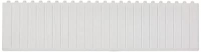 HAGER Obturateur en bande pour coffrets vector IP55 12 modules RAL 7035 gris clair (VZ415)
