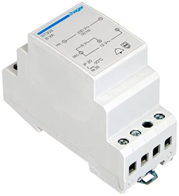 HAGER  transformateur de sonnerie 8va 230v/8-12v st303