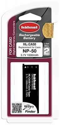 HAHNEL  Batterie Li-Ion Equivalente Casio NP-50 3,7 V 1000 mAh