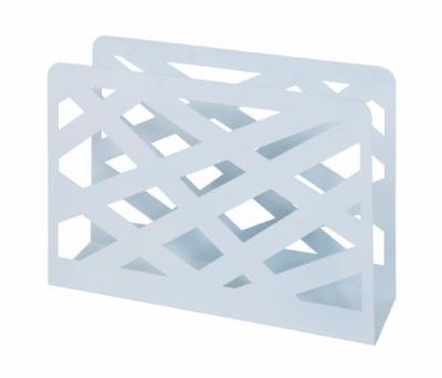 Haku M&ouml;bel 44396 Porte Journaux Acier Blanc 10 x 35 x 26 cm