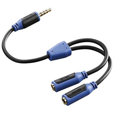HAMA Adaptateur audio Super Soft pour PS4 (54477) - 