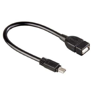 C&acirc;ble d&acute;adaptation usb -2.0, mini usb b m&acirc;le - usb a femelle, noir