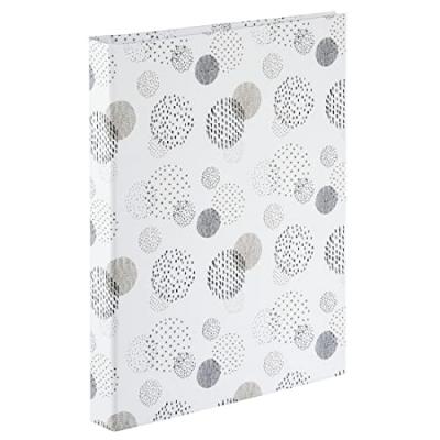 HAMA  Graphic Spiral Dots 19x24.5 Cm 40 Pages Photo Album Blanc