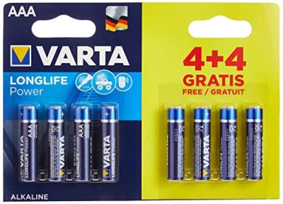 VARTA Hama ALCALINE AAA / LR03 High Energy, 1.5V Pack 4903.121.448 (Blister)