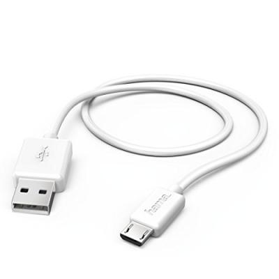 HAMA  C&acirc;ble USB USB (P) pour Micro-USB de type B (P) 1.4 m blanc