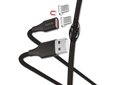 HAMA C&acirc;ble USB USB 2.0 USB-A m&acirc;le, USB-C m&acirc;le 1.00 m noir