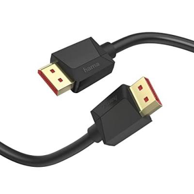 HAMA C&acirc;ble DisplayPort, DP 1 .4, ultra HD 8K, 2,00 m 