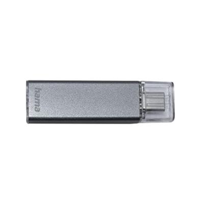 HAMA Cl&eacute; USB Uni-C Classic , USB-C 3.1, 128GB, 90 MB/s, anthracite - Neuf