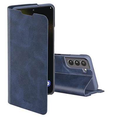 HAMA Etui Portefeuille Guard Pro pour Samsung Galaxy S22+ 5G, bleu -