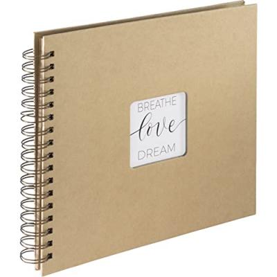 HAMA  Craft &agrave; spirale 28x24 40 pages papier kraft 7211